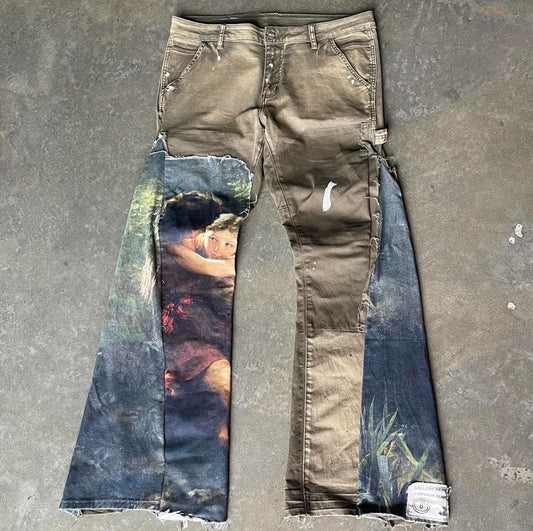 1 OF 1 CUSTOM ARTWORK PANTS