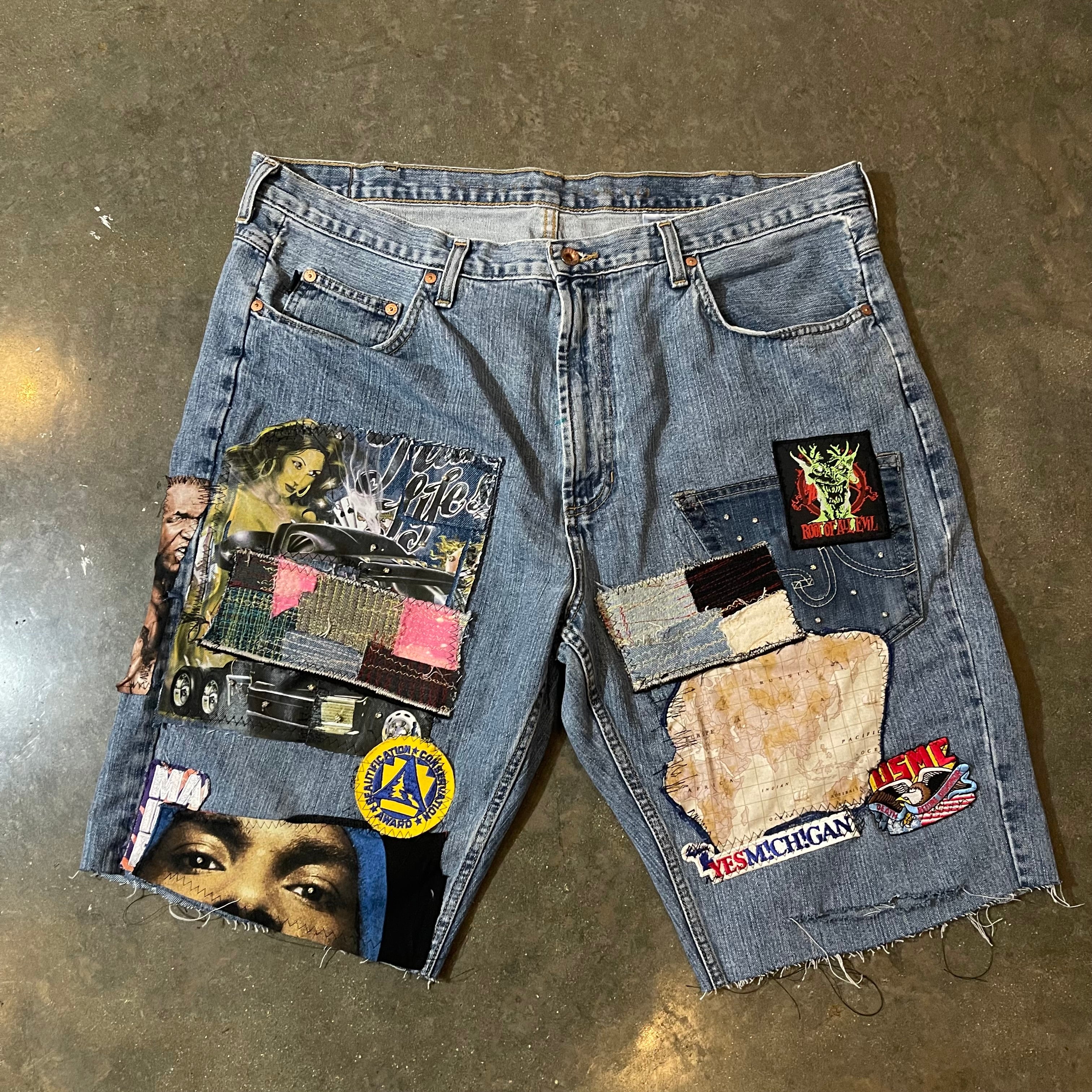 Custom 1of1 outlet Patchwork jeans