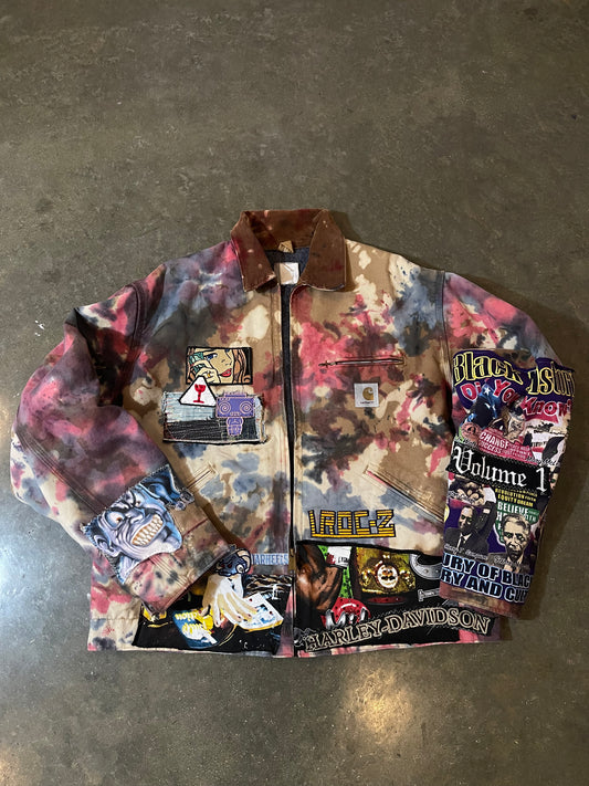 1OF1 BLACK HISTORY TIE DYE CARHARTT JACKET